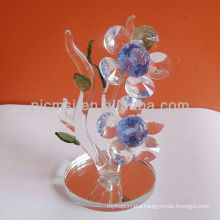 Nice Crystal Glass Flower For Gifts & Home Decoration ZW-M005